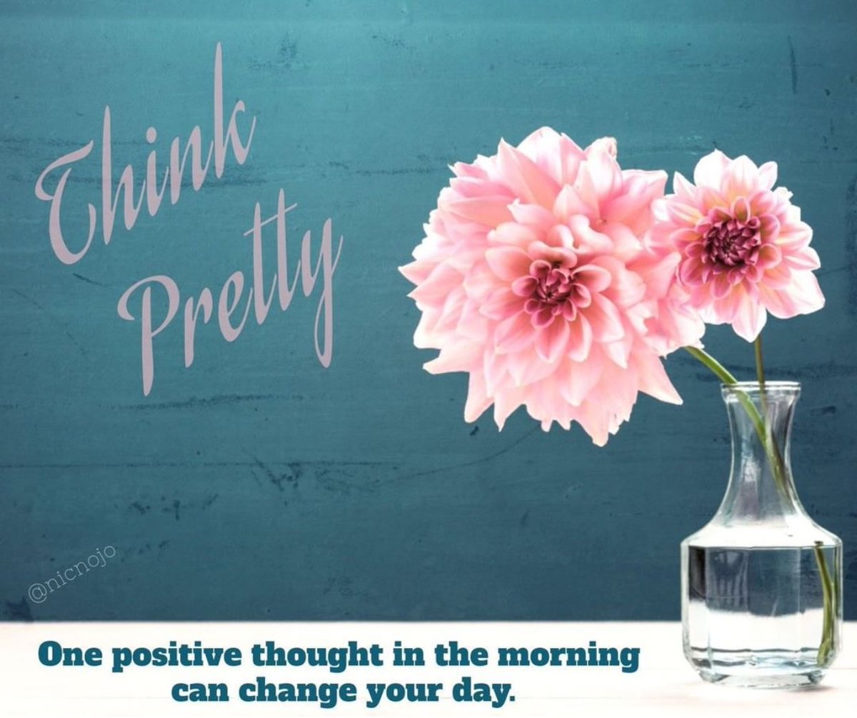 NicNoJo's tweet photo. Think Pretty

One positive thought in the morning can change your day. 

#ThinkPretty #PositiveThinking #PositiveVibes #Writers #Poem #Typewriter #Flower #Pink #SpilledInk #LifeQuotes #Happiness #BeYou #Petals #ThinkPositive #Peace #Faith #Love #Calm #LoveYourself #Bible #Grace https://t.co/4SO9lU3b1O