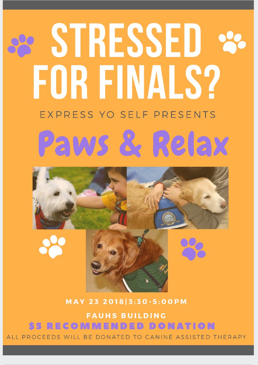 FAUHighSGA's tweet photo. To all the freshman preparing for finals, make sure to check this out! Donations are greatly appreciated!🐾 https://t.co/HYkSZE3vCC