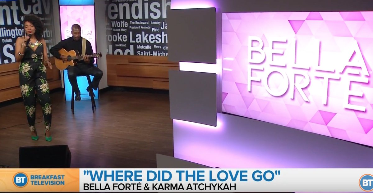 CityNewsMTL's tweet photo. Video: @BellAForteMuse performs "Where Did The Love Go" on BT Montreal https://t.co/oHWfswVjGX https://t.co/laESRCggtz