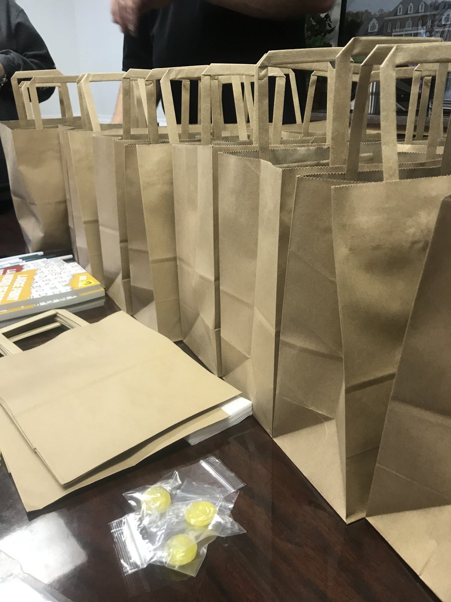 Balducci_Inc's tweet photo. At a recent meeting, our team put together 25 bags for patients at @VCUMassey. The activity bags included word searches and pens to help patients pass the time while in the waiting room. https://t.co/B2mnXbEurt
