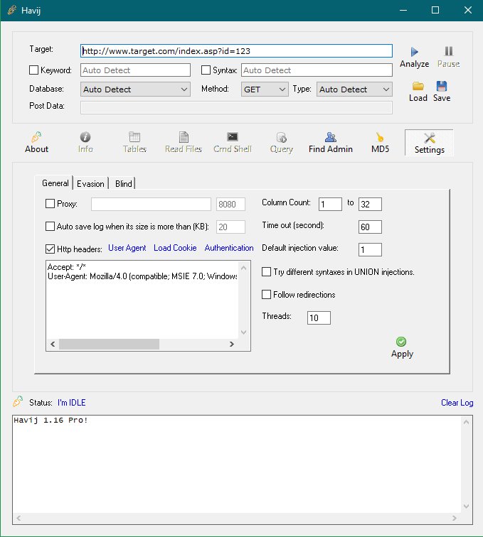 havij pro adv. sql injection tool 1.17 havij pro adv. sql injection tool 1.17