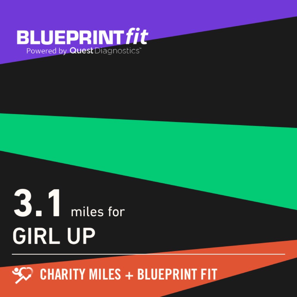 kariabart's tweet photo. 3.1 @CharityMiles for @GirlUp. Thx @blueprintfit_ for sponsoring me! #lookwithin #myblueprintfit https://t.co/k00gKJf04d https://t.co/GfwTClqEb9