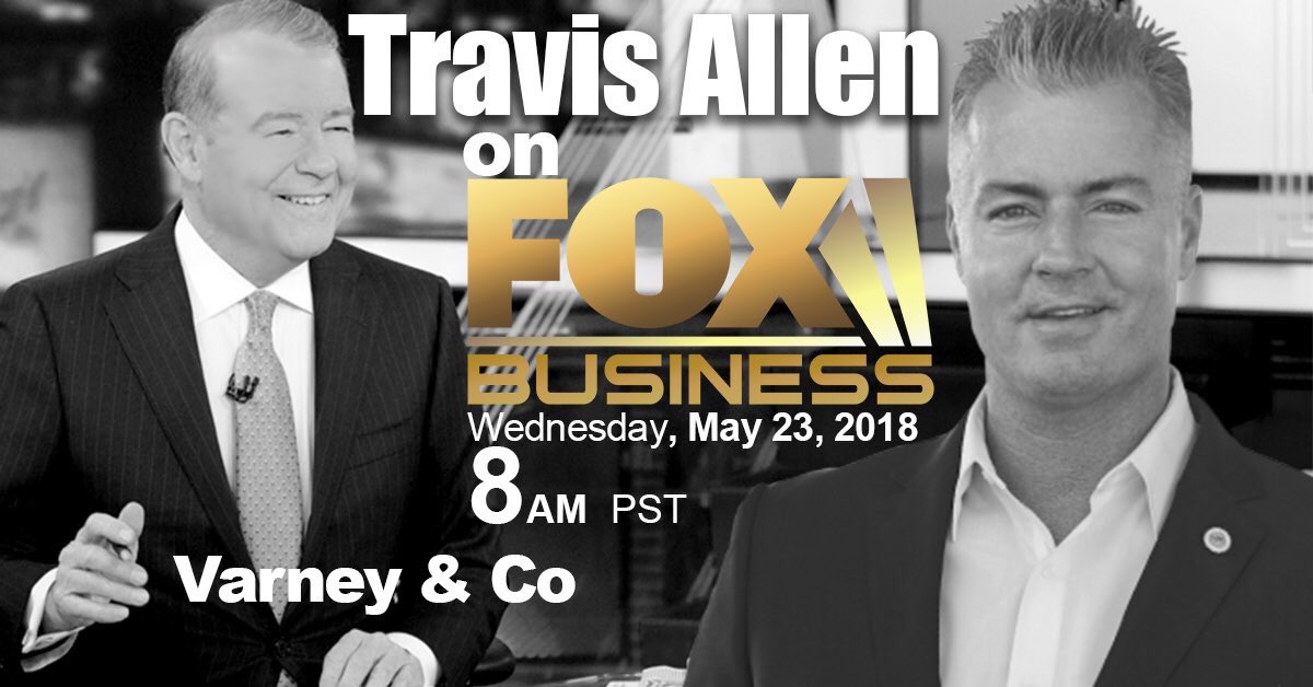 zuzu2007's tweet photo. @JoinTravisAllen Set your DVRs! Travis Allen will be on FOX Business Varney & Co, 8:00al this morning, Wed. May 23rd! Share share SHARE and #JoinTravisAllen! #takebackCalifornia
#TravisAllen4CAGovernor
#ChineseforTravisAllen
#chinesefortrump
#copycatcox #maga #mcga@realDonaldTrump https://t.co/2gc0tB7xVK