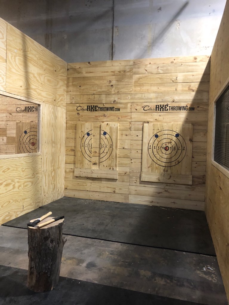 yelpsanantonio's tweet photo. Looking for something new to do this weekend? Check out #ClassAxeThrowing !βπ² Their axe throwing sessions are run by trained experts who will teach you how to capture that illustrious bullseye. Learn more at https://t.co/PrDdvBZqJ9 https://t.co/34Ex35ZqW6