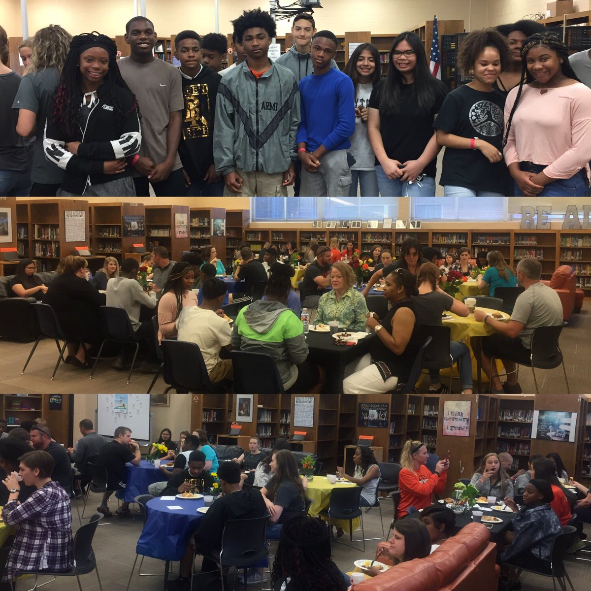 veatchtheteach's tweet photo. Our 10th annual AVID Bfast did not disappoint. I am so proud of these Ss and Ts for loving each other well! Also, lots of tears shed. 💕😭 https://t.co/aCrqEZIaLd