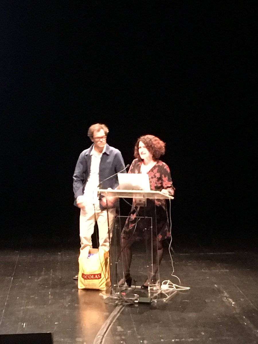 FabbeCostes's tweet photo. Un grand merci Christine Roussat et Aurélien Rouquet pour ces magnifiques #rirl2018 https://t.co/zwYjqq9T5z