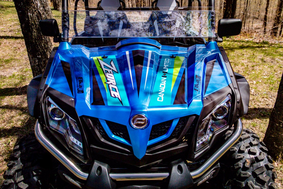 Cfmotowindzone's tweet photo. Canadian Limited Edition 
#CFMOTOWindzone #ZFORCE1000 #Elkasuspension https://t.co/ZnLXzQGv5w
