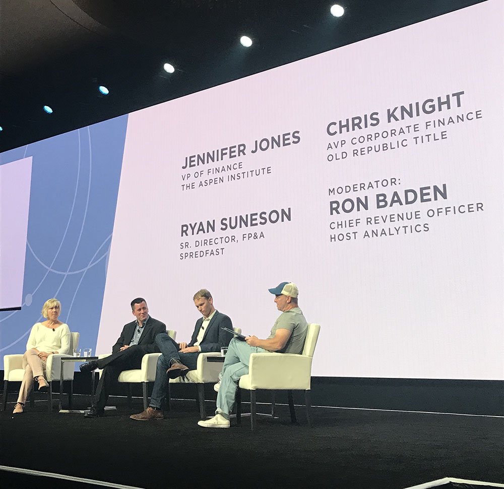 Planful's tweet photo. “Marketing was always over budget and they would say, 'That’s YOUR budget, finance." Now that we are collaborating with the marketing team they are more invested in the budgeting process.” Ryan Suneson, @Spredfast #HostPerform #HostAnalyticsMyPlan #budgeting #epm https://t.co/5b9OnyWpZB