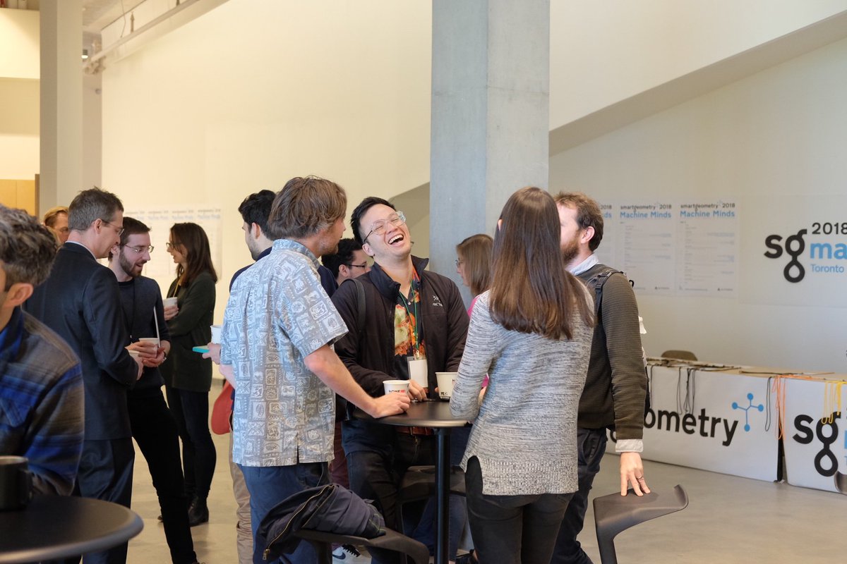 UofTDaniels's tweet photo. On May 7-12 #uoftdaniels hosted #Smartgeometry -- a biennial international event that explored the relationship between architecture and AI. Photos of this inspiring event are now on our FB page! https://t.co/TT4hiCPwKi
#toronto #design #innovation https://t.co/3dM8O3psTY