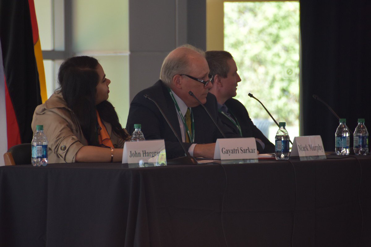 SBA_RhodeIsland's tweet photo. @sirjohnhargrave of Bitcoin Market Journal presents “Cryptocurrencies: The Hype, The Reality, The Future” w/ panelists @GS_VCactivist of @SportVESTico, @_JohnWhelan of @bancosantander. Moderated by @PBNMurphy #WorldTradeDay #RISBA #crypto @ChafeeCenter @BryantUniv @ProvBusNews https://t.co/ZQruXohQeA