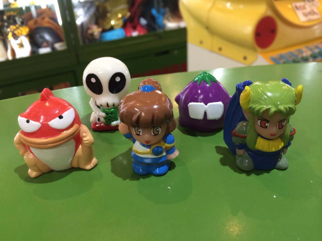 すーぱーぷよぷよ ソフビマスコット 指人形 全8種セットだ〜い☆アルル