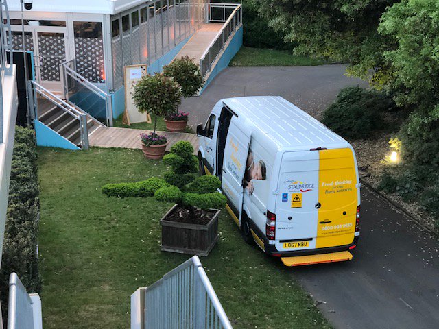 All ready to go at this years Chelsea Flower Show <a href="/The_RHS/">The RHS</a> #ChelseaFlowerShow #stalbridgelinen #gardening bit.ly/stalbridgelinen