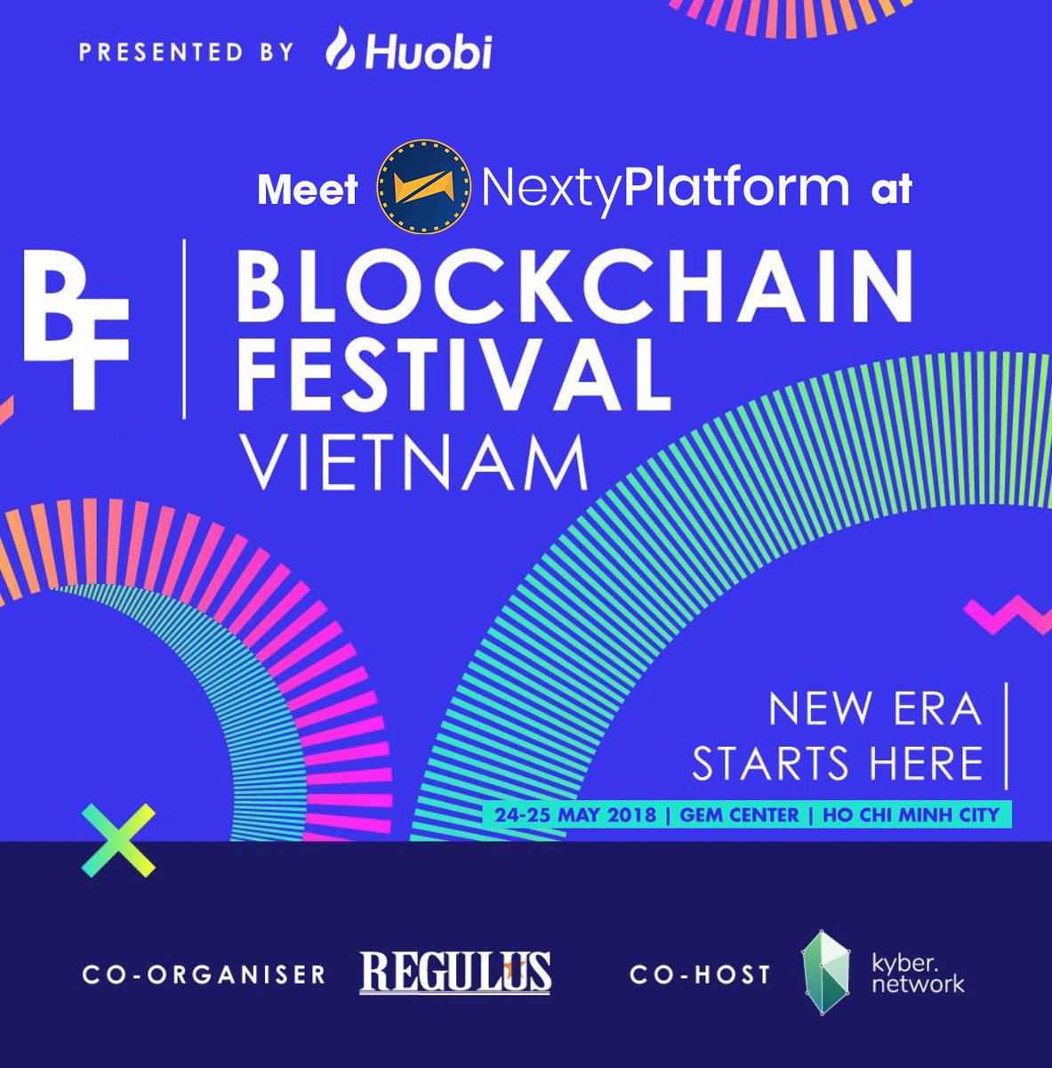 nextyio's tweet photo. [Blockchain festival] #nextyupdate
Nexty is joining Blockchain Festival. The event is hosted by HUObi Pro, the world's third largest cryptocurrency exchange on Coinmarketcap.
https://t.co/3At4316Pij https://t.co/8ZBpB0Jk5i