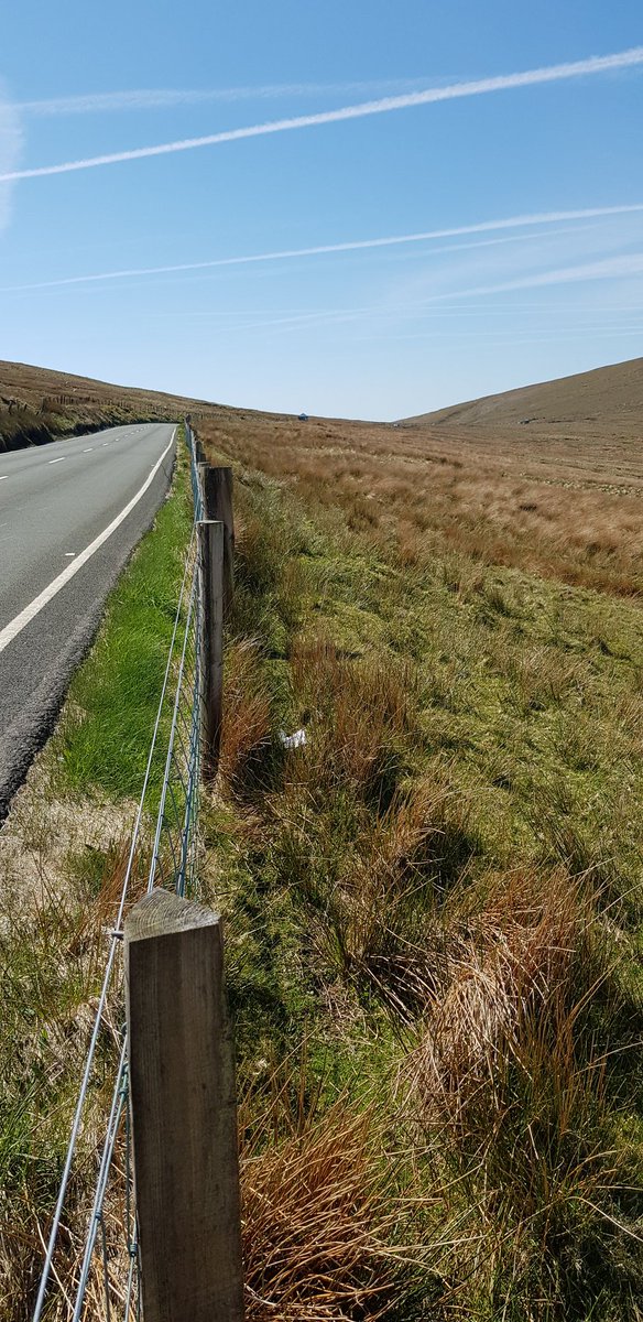 Doing final checks on the mountain road fence before <a href="/iom_tt/">Isle of Man TT</a> let's hope the weather stays like this. Please everyone be respectful of the fencing and make sure gates are kept shut. <a href="/iomdefa/">Department of Environment, Food and Agriculture</a> #farmiom