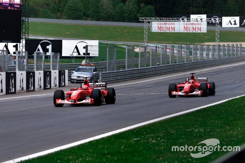  Rubens, let Michael pass. Team radio during the 2002 Austrian GP. Happy birthday to Rubens Barrichello. 