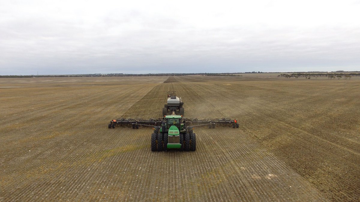 #plant18 done,had some rain to finish off & should all come germinate,650 eng hours thanks to our staff, great job ππ»βπ¦πΊ