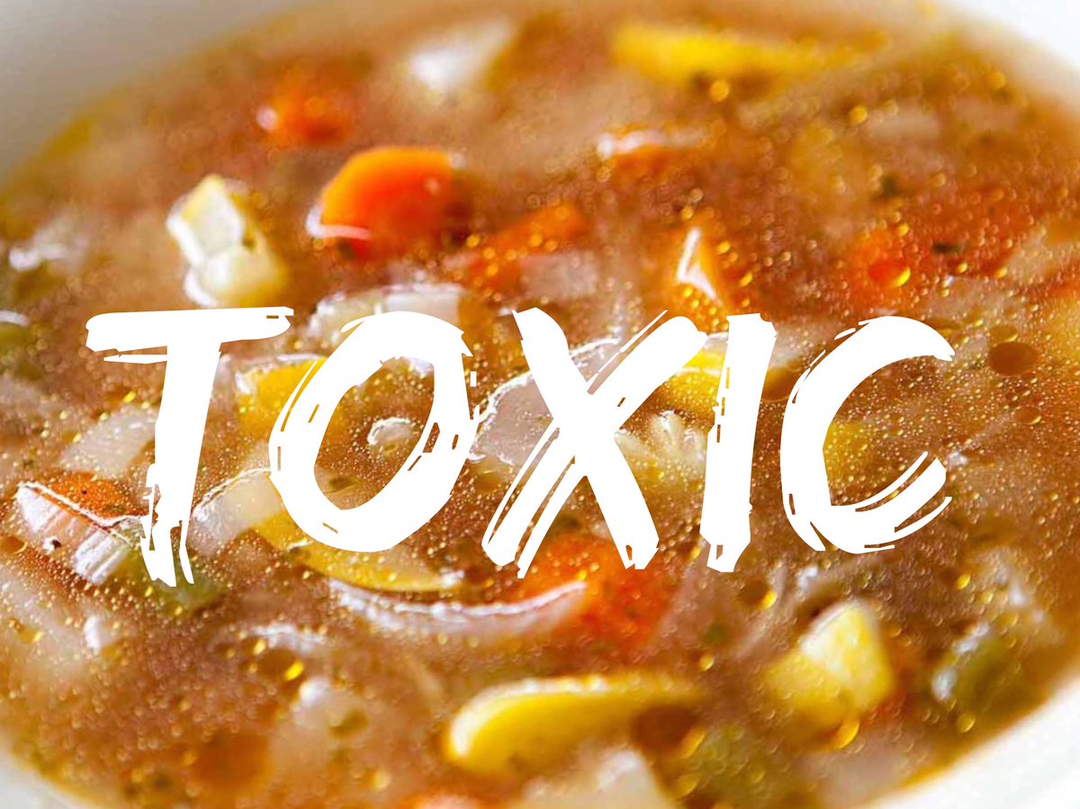 TalkToMeGinger's tweet photo. If you’re wondering why so many people seem to be losing their minds lately, it’s because vegetables take on the flavor of their broth...and right now we’re living in a toxic soup. But LOVE can dilute it. #WhatTheWorldNeedsNow https://t.co/uG9odjhYzI https://t.co/mxNUFzCVYw