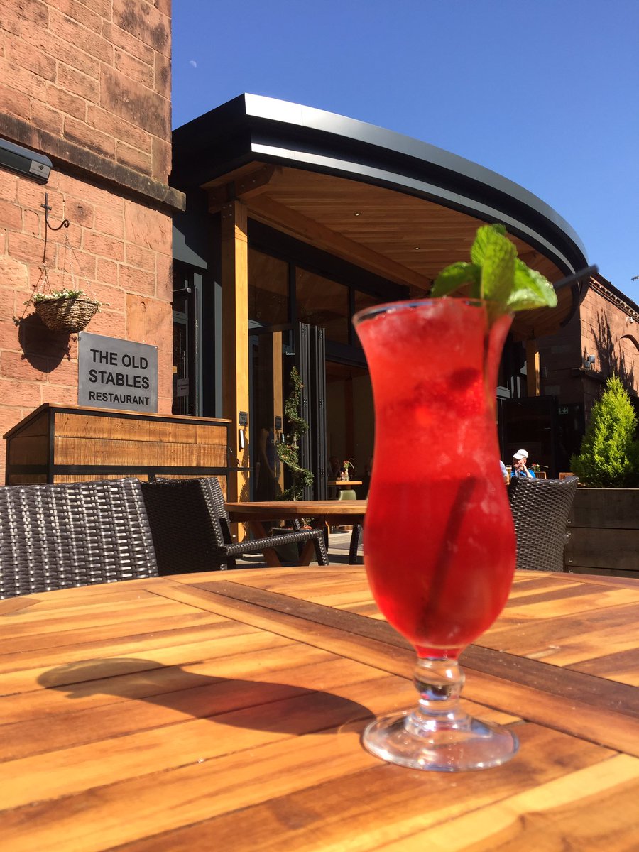 AllertonManor's tweet photo. Frose - one of our new signature cocktails in The Old Stables Restaurant #theoldstables #frozenrose #amgc #drinkofthesummer #cocktail #restaurant #liverpool #terrace #wine #amgc #allerton #sun #sunset https://t.co/PxlHnu12Z5