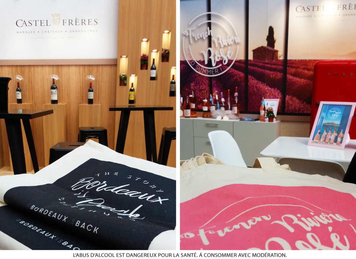 Castel_Wine's tweet photo. En direct du stand Castel Frères à la @londonwinefair (WEST HALL – GROUND FLOOR – C42).
Cet après-midi: le Masterclass #BordeauxisBack, animé par @mrvinosaurus, avec Château Beychevelle, Château Montlabert, et Château Les Carmes Haut-Brion. #VinsCastel https://t.co/sAolLgvKcB