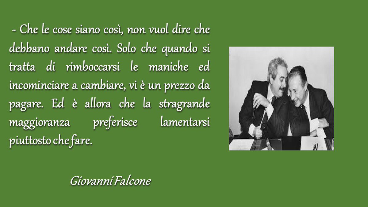 stguardailcielo's tweet photo. Amici lettori, 
il nostro appuntamento con le citazioni oggi è dedicato alla giornata della legalità per commemorare un grande uomo che 26 anni perse la vita per difendere la giustizia e cambiare questo Paese:Giovanni Falcone. #giornatadellalegalità #23maggio #GiovanniFalcone https://t.co/y6MEa9bilD
