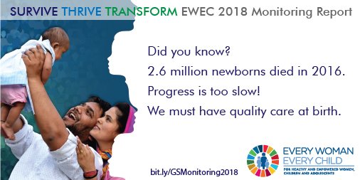 UNCoLSC's tweet photo. Mortality rates for newborns are still not declining as quickly as they are for children. Check out the @UN_EWEC Monitoring Report to learn more! https://t.co/0nhxAr7mdV https://t.co/ZB6U7UXrkY
