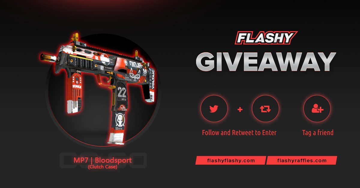 flashyflashycom's tweet photo. ⚡️24 HOUR GIVEAWAY !!!

To win:
✅ Retweet
✅ Follow us
✅ Visit: https://t.co/EmdZFb7zLx       
✅ Visit: https://t.co/B9734CUg7G      

#flashyflashy #giveaway #csgoskins #CSGOGiveaway https://t.co/LSfB1Xg1uz