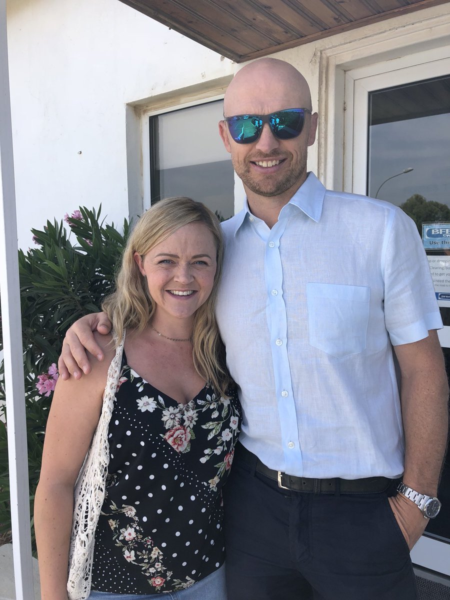 mistymccready's tweet photo. A brilliantly hectic morning at @ForcesRadioCY today! Huge thanks to @matt9dawson for co-hosting with @JadeCallaway and I - the ‘Bit in the Middle’ will never be the same again... #gastrosexual #twofootprintsandaline https://t.co/OTMQnf30hs