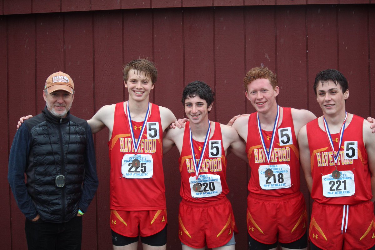 Congratulations to the 4x8, Aiden Tomov, Josh Fingerhut, Brendan Campbell and Erick Mcallion for qualifying for states. Also congrats to our other qualifiers: Aiden Tomov in the 1600, Olivia Boyce in high jump and Cecilia Katcavage in shot put. Great work fords. #GoFords #hpride