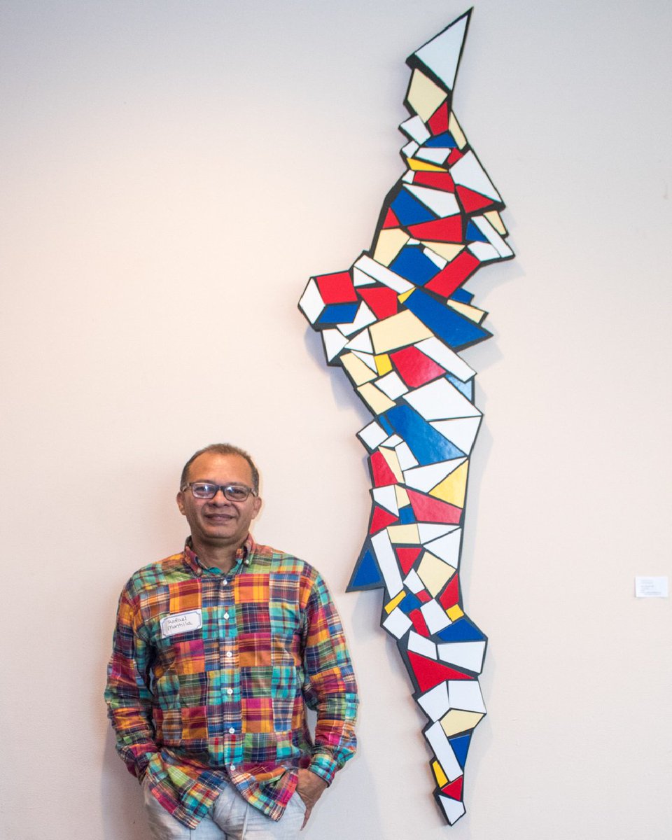 Art is a great way of communicating what a migraine feels &amp; looks  like, a picture can capture so much! Rafa shares with us his abstract,  geometric aura art - hoping through his work he can increase awareness  and understanding of migraine: bit.ly/2s74KYH  #MigraineArt