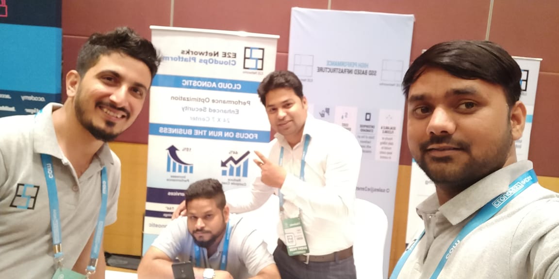 e2enetworks's tweet photo. .@e2enetworks army of Cloud Specialists is all smiles even after a long, yet productive day @cloudfest 2018, Mumbai
#CloudFest2018 #cloud #CloudComputing https://t.co/Q74K50kSa4