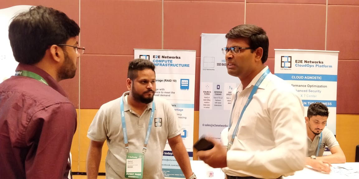 e2enetworks's tweet photo. .@e2enetworks army of Cloud Specialists is all smiles even after a long, yet productive day @cloudfest 2018, Mumbai
#CloudFest2018 #cloud #CloudComputing https://t.co/Q74K50kSa4