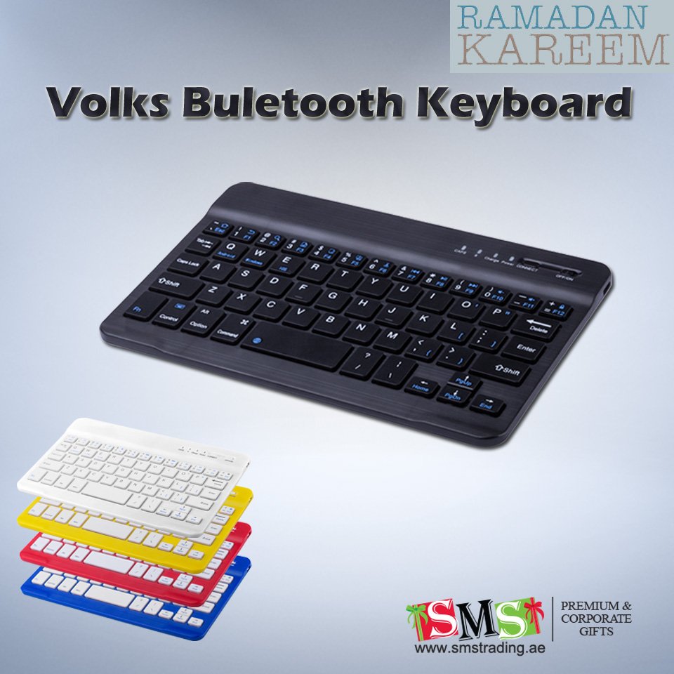 smstrading_uae's tweet photo. Volks Bluetooth Keyboard with rechargeable battery suitable for all tablets with Bluetooth support.
#OrderNOw : https://t.co/etHNejMwBe https://t.co/tIuT1a0tjn