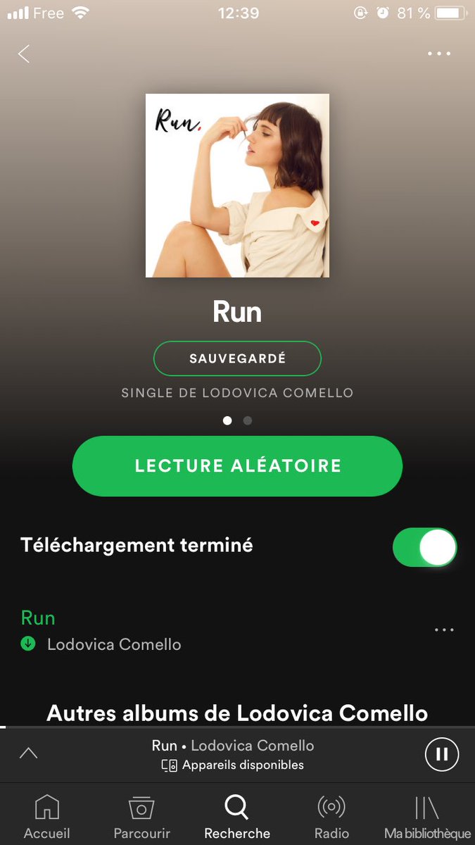 JWYFILTER's tweet photo. dalla Francia 🇫🇷 @lodocomello #RUNIsOutNow #RUN https://t.co/y7u1xmv50n