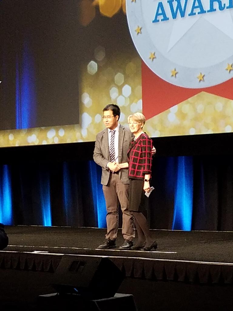 bekissel's tweet photo. #AIHceEXP @secp_aiha @AIHA Golden Seed Award Winner, Dr. Jun Wang https://t.co/HVjZLqSVkk