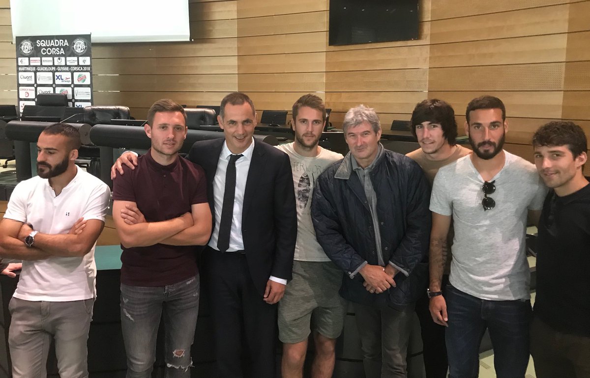 La Squadra Corsa 2018 rencontrera la #Martinique, la #Guadeloupe, et la #Guyane à Fort-de-France du 3 au 8 juin. Le football, synonyme de rencontres, de partage, et d’amitié.
È cusì sia !