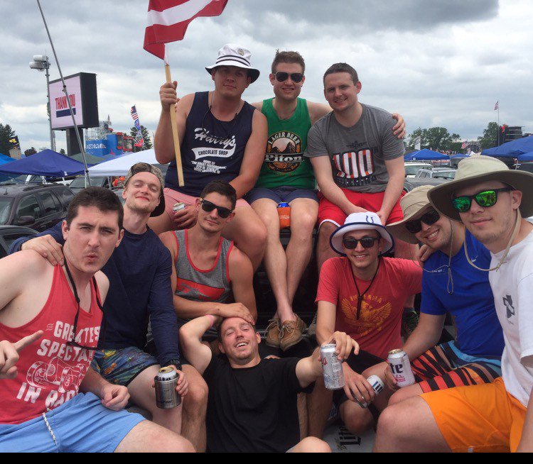 DaprilEnormous's tweet photo. the ONE day a year all the boys can bop together ...indy500 https://t.co/hOFIrt0Lge