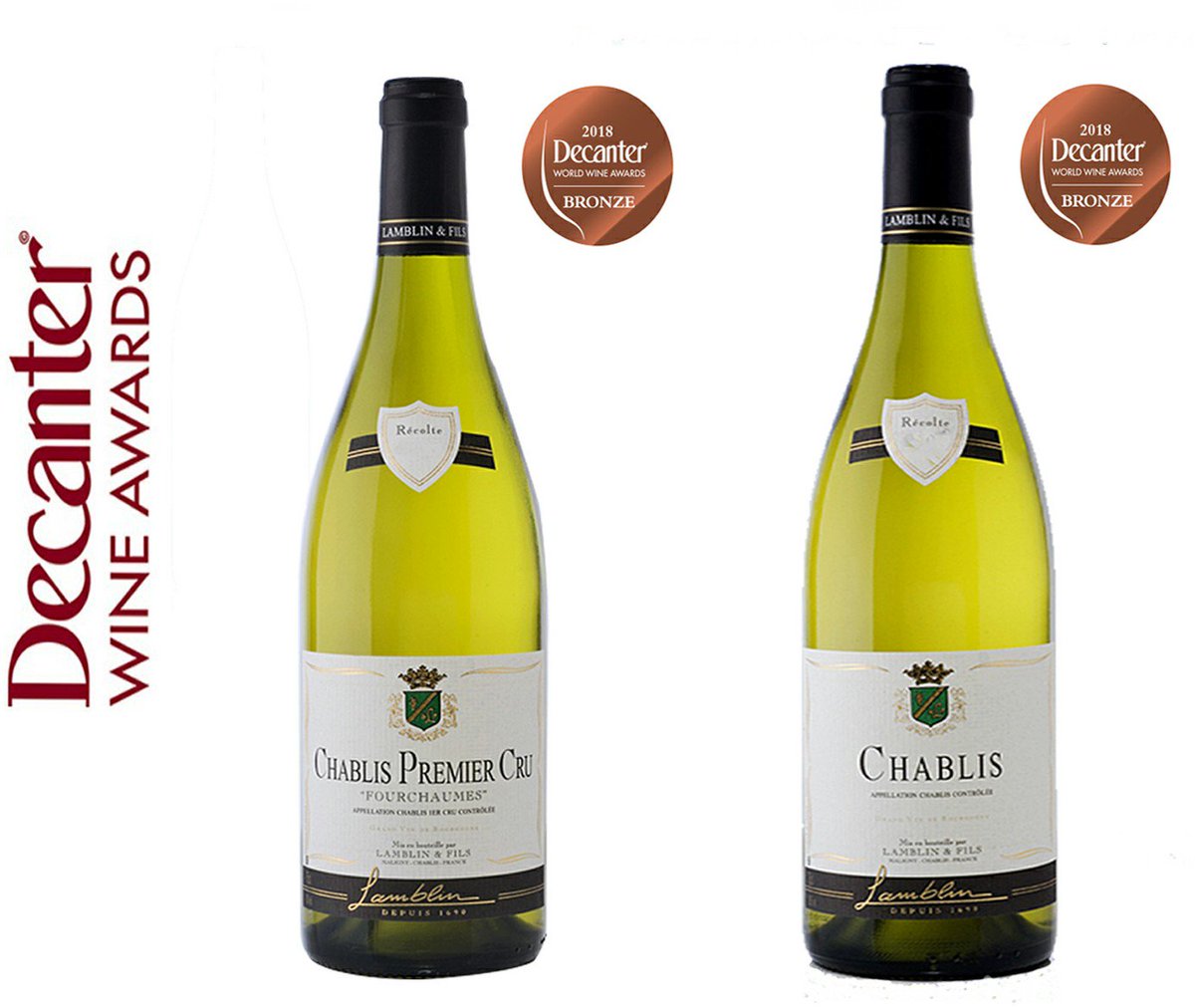 LamblinChablis's tweet photo. 2 new medals @decanter !! #chablis #fourchaumes #lamblinfils https://t.co/yUatATvsvt