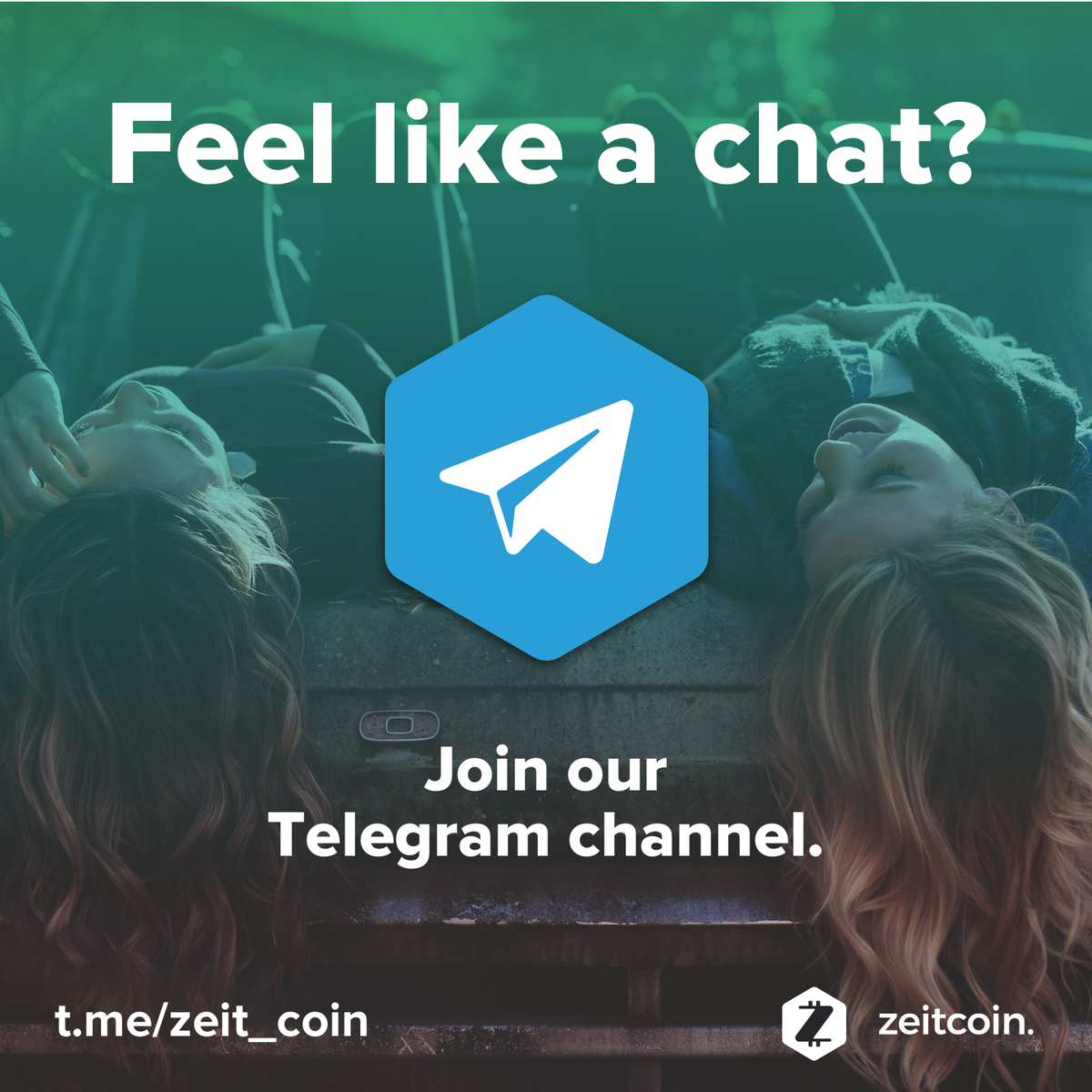 ZEITCOIN's tweet photo. Have something to say? Chatty or lonely? Not to worry, jump over to our telegram channel https://t.co/ovW4P7oGoe where you can find lots more lovely #zeit community members like you. https://t.co/b7sYZ8O8zs