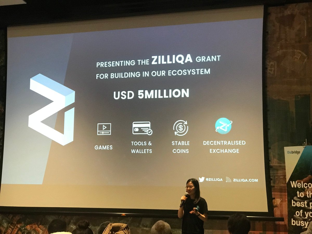 zilliqa's tweet photo. Secondly, on adoption through nurturing the ecosystem, @enhuiong has announced a USD5m grant (first phase) for #tools and #dApps to be built on the #Zilliqa platform. The #wishlist includes #tools, #wallets, #games, #DEX, #stablecoins and others #Zilliqa23May https://t.co/lPIUK1UhBr
