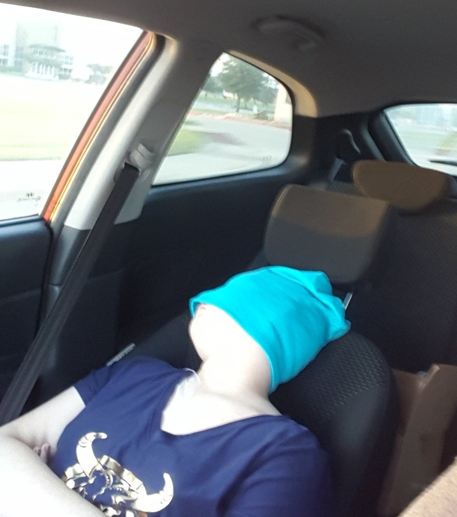 CarolD_MsMarvel's tweet image. // We're on our way for scans!! 5am wake up is too early. Mini flex machine is sleeping the whole drive 💥💪

#FuckCancer
