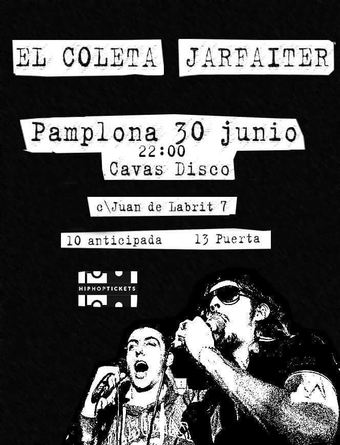 29 Junio BILBAO / 30 Junio PAMPLONA