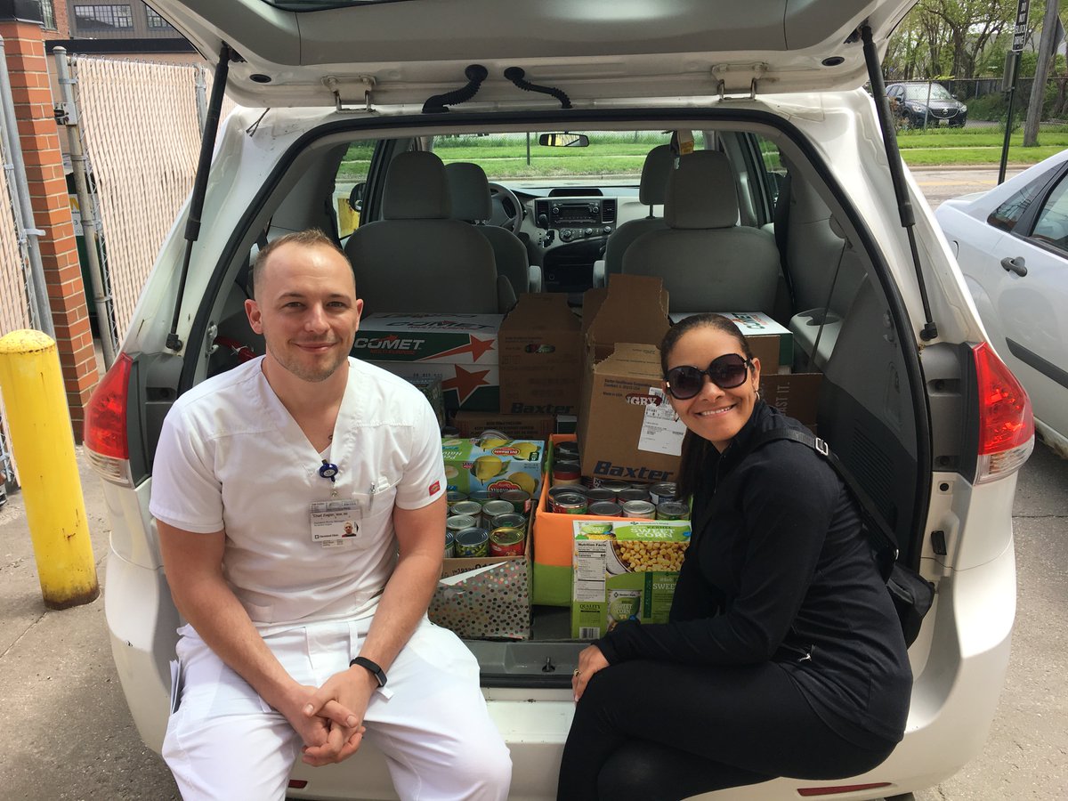 Lutheran_Nurses's tweet photo. #CCLutheranHospital caregivers donated well over 600 canned goods to @MalachiHouse as part of our #nursesweek2018 events. Thank you to everyone who donated, we are glad to help our neighbors and our community. https://t.co/HM2TOaI19h