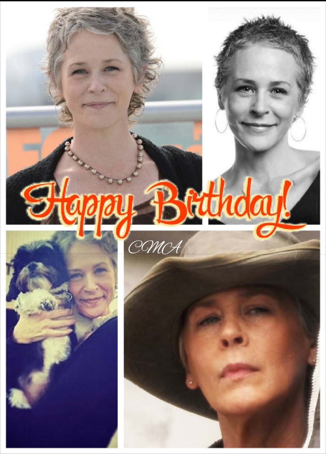 Happy Birthday to the lovely Melissa McBride. I love her so much  