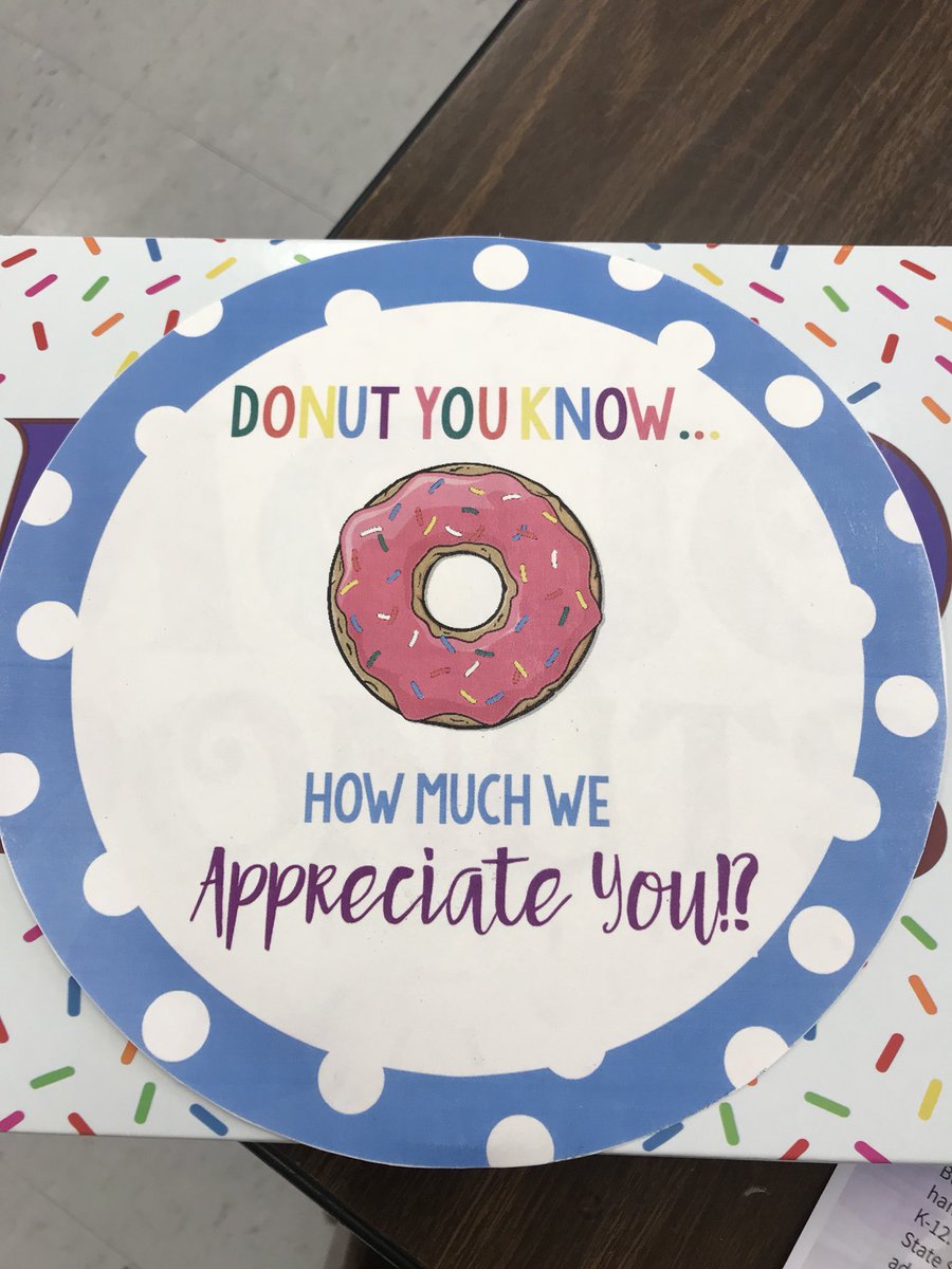 Best staff EVER!! Thank you @ChristinaKnabe, Barbie, and Stephanie for the amazing thoughtful and personalized Boss appreciation gift!