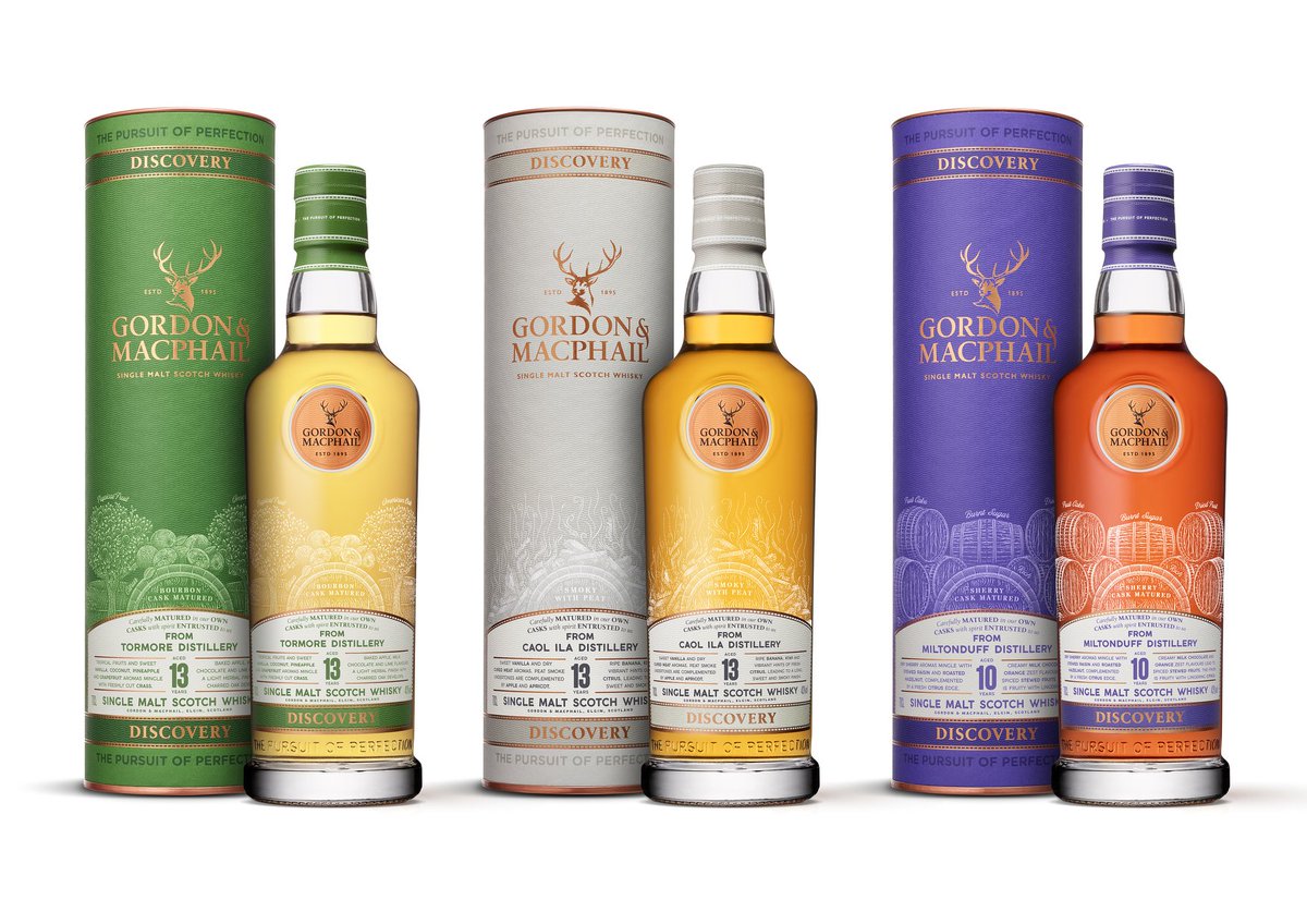 Discovery Flavours - Three bold profiles, each conveying an element of the whisky making process that adds depth, character and flavour &amp; they are all part of our new 'Discovery' range of single malt Scotch whiskies. bit.ly/2IVRdxy #GordonAndMacPhail