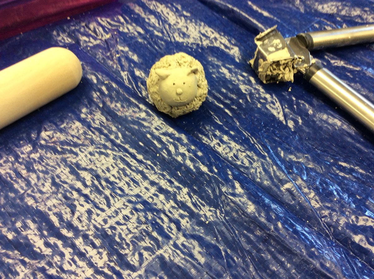 FindingBoris's tweet photo. I made a new friend today. His name is Minty the Sheep. #ArtandMinds #Wednesday #Wellbeing https://t.co/0tsXA6sqMn