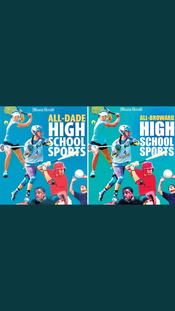 Congrats to WR/S Samantha Baron for making 1st Team All County in the Miami Herald. WR Francesca Reyes 2nd team. QB Natalia Philip, Rusher Daphne Leys, &amp; LB Janae Walters honorable mention. A 10th grade QB and 11th gr. Wr. Nice building blocks.