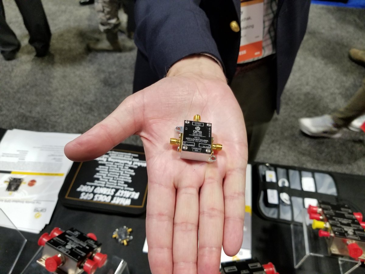 DPMHAUS1's tweet photo. GPS splitter for #uas at #SOFIC #SOFIC2018: #GPSNetworking presents two new products. https://t.co/nnsHd0zP7i #SpecialForces #GNSS #GPS https://t.co/eiODhGTsbI