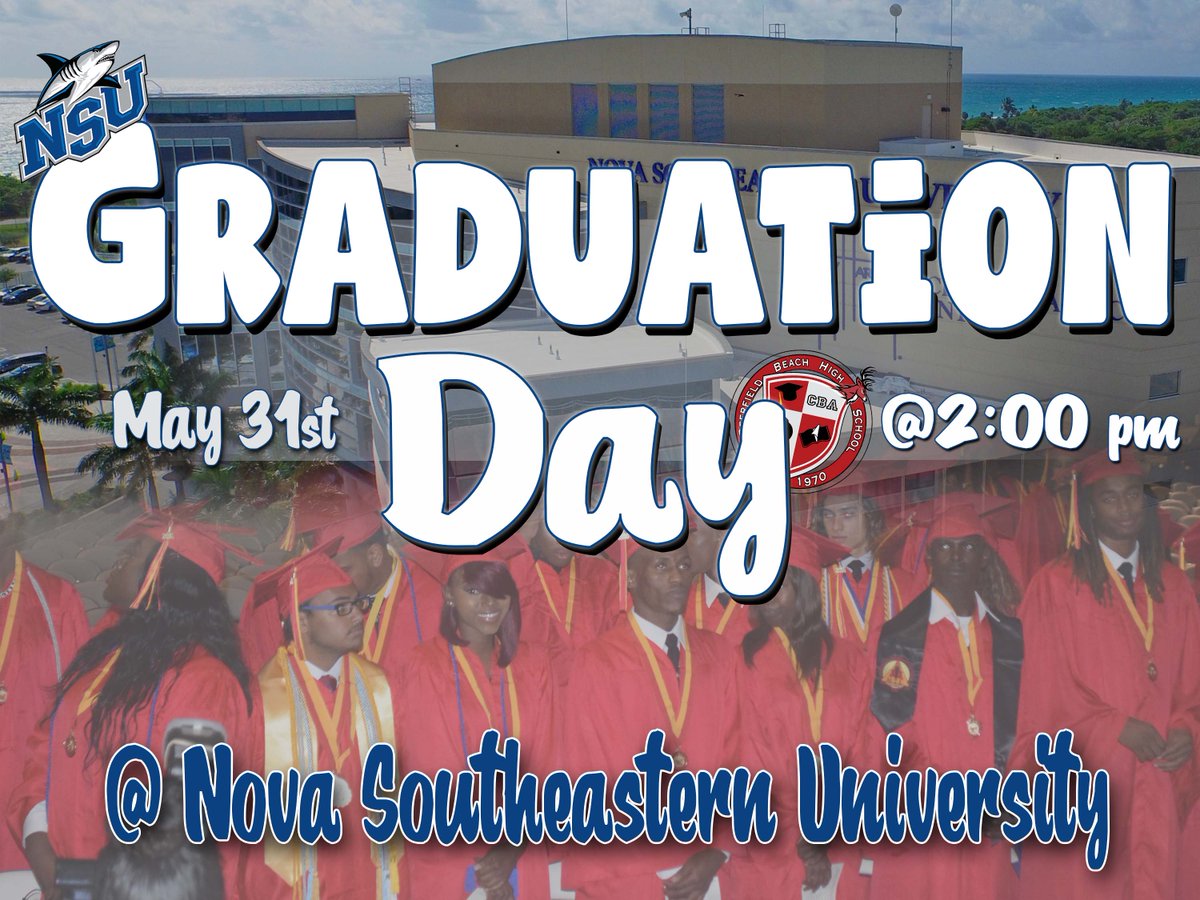 DBHSpathfinder's tweet image. #Seniors want to know what to wear to your @DBHSClassOf18 #GraduationDay taking place at @NovaSE? Visit the link below as all of the regulations are posted on our #DBHS website deerfieldbeachhigh.net/class-of-2018/