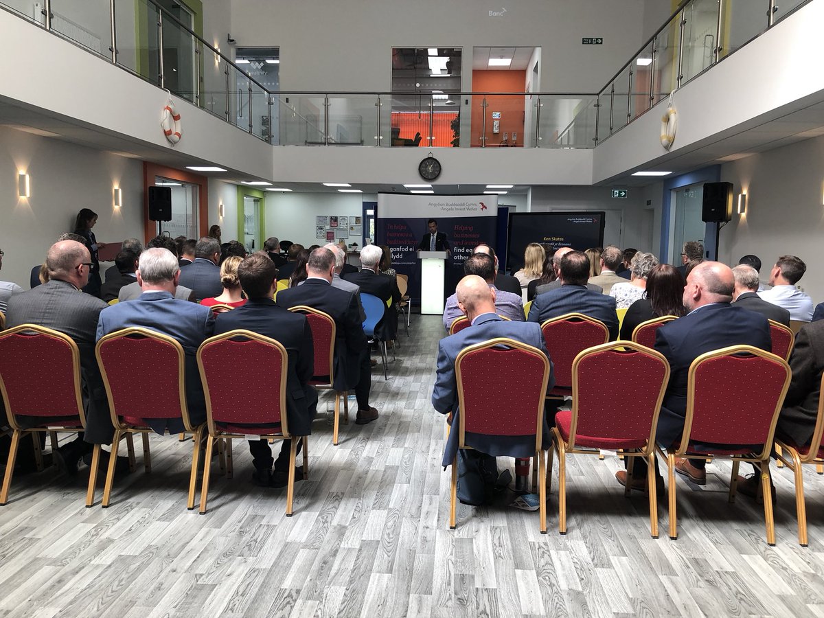 After 2 great days at <a href="/InnoPoint/">Innovation Point</a> <a href="/TheDigitalFest/">Digital Festival</a>, delighted to be at launch of Angels Invest Wales <a href="/devbankwales/">Development Bank of Wales</a> in the awesome <a href="/TecMarina/">Tec Marina</a>